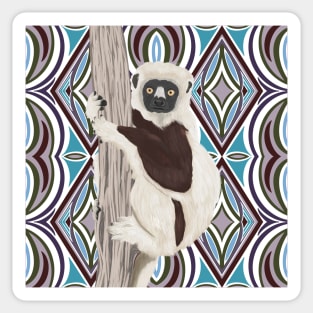 Sifaka Lemur | Cute Lemur | Lemur Lover Gift Sticker